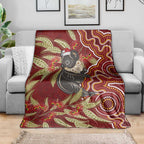 Australia Santa Koala Blanket Aboriginal Style