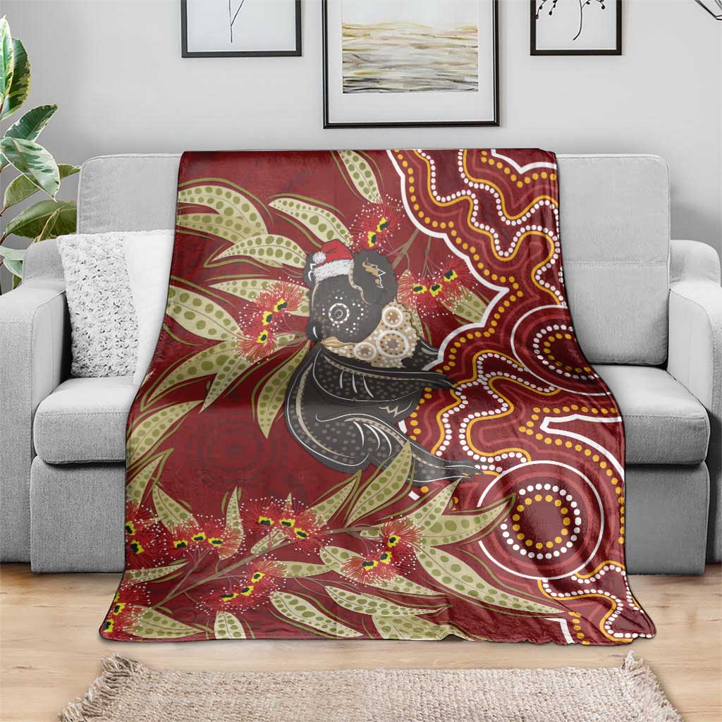 Australia Santa Koala Blanket Aboriginal Style