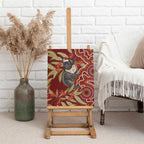 Australia Santa Koala Canvas Wall Art Aboriginal Style
