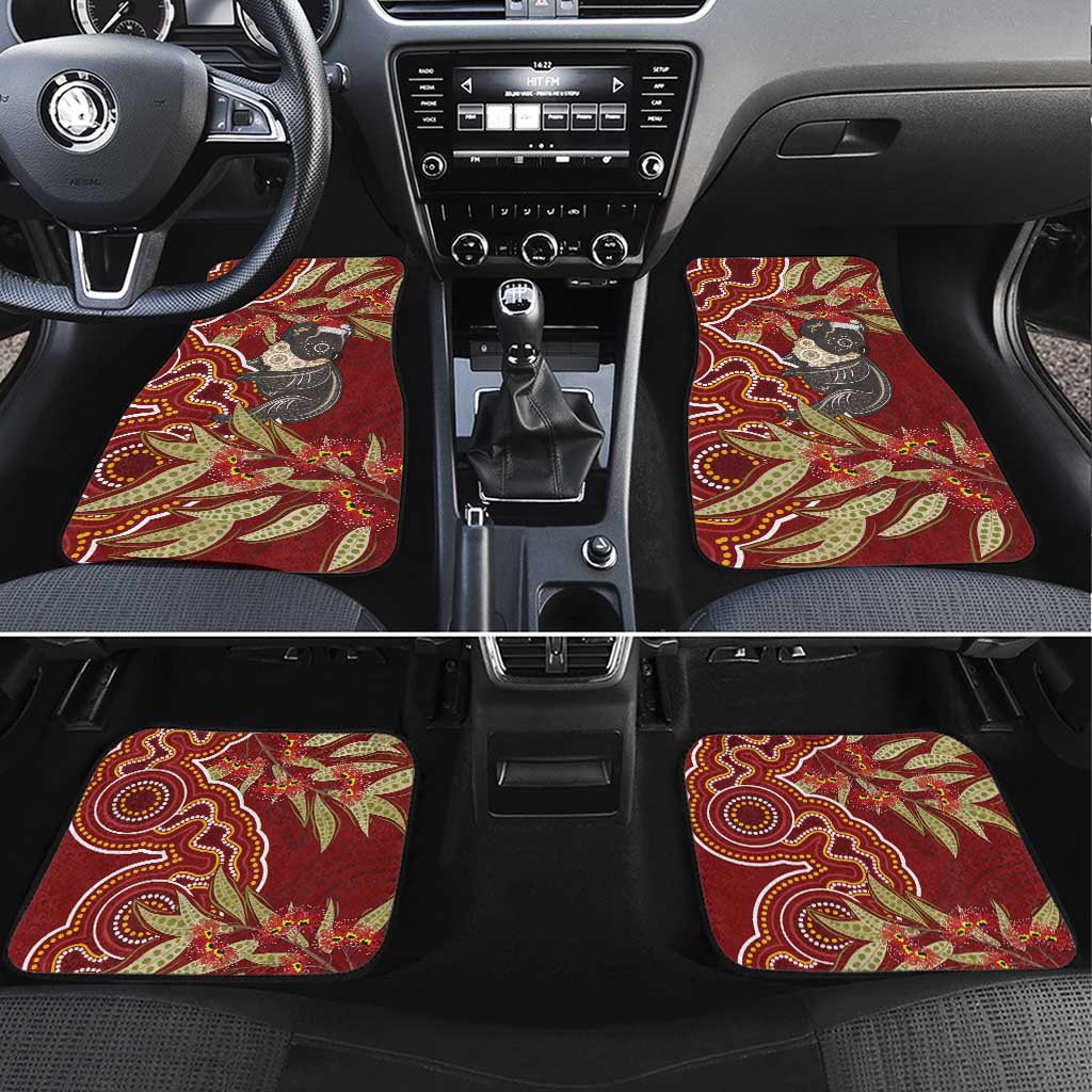 Australia Santa Koala Car Mats Aboriginal Style