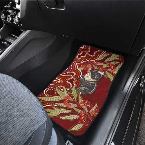 Australia Santa Koala Car Mats Aboriginal Style