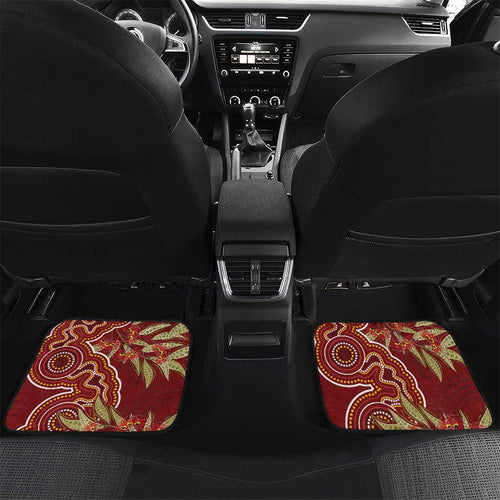 Australia Santa Koala Car Mats Aboriginal Style