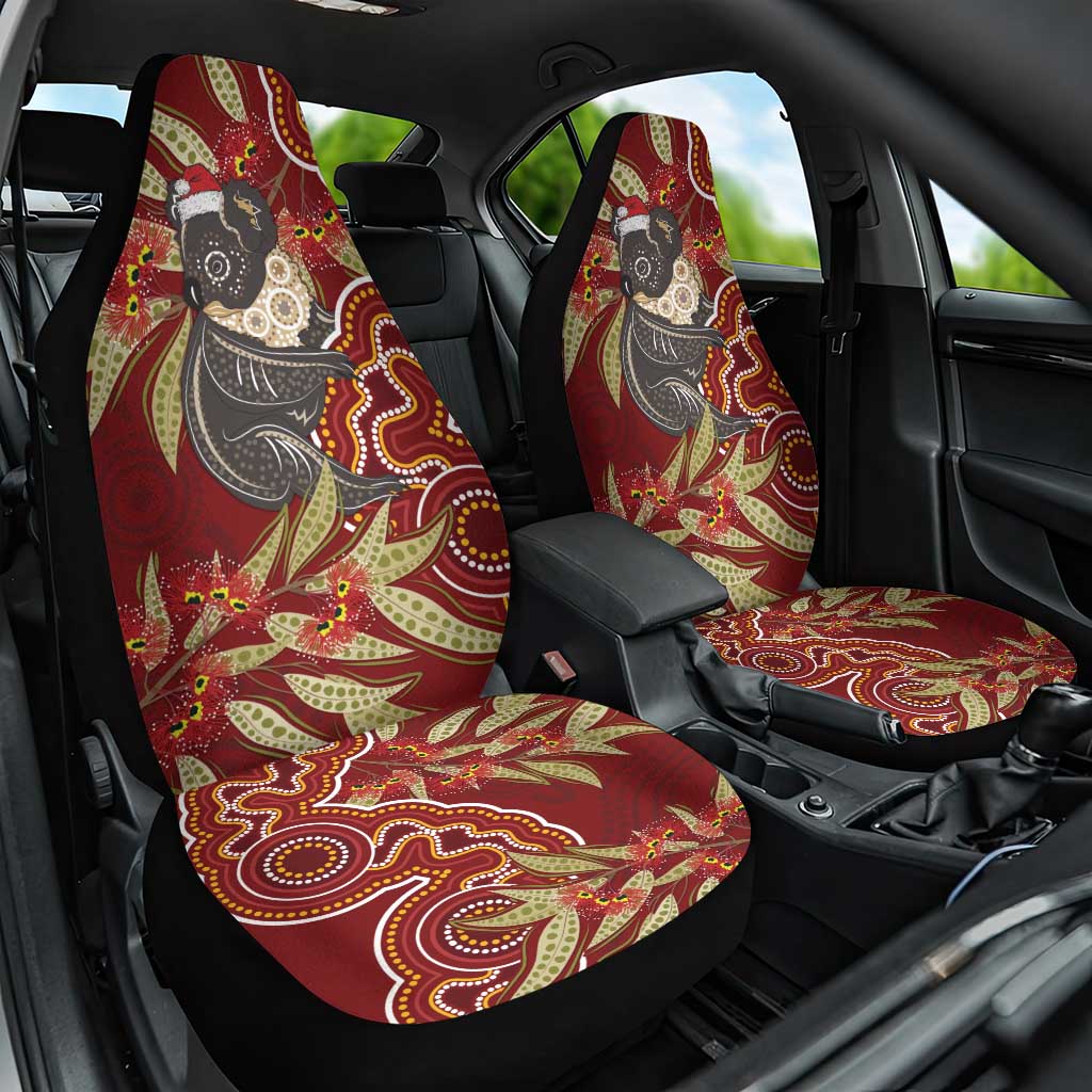 Australia Santa Koala Car Seat Cover Aboriginal Style