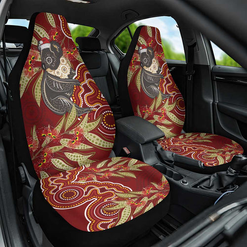 Australia Santa Koala Car Seat Cover Aboriginal Style
