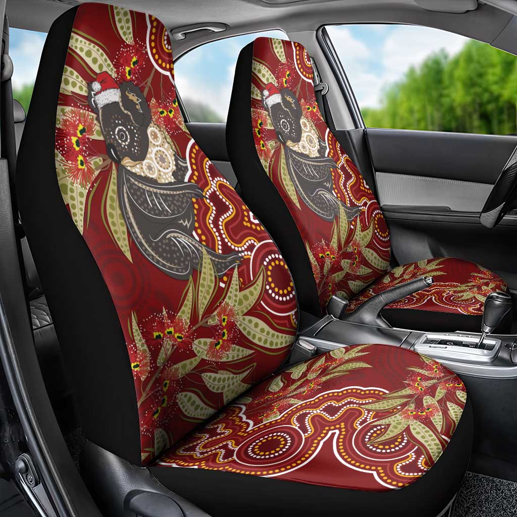 Australia Santa Koala Car Seat Cover Aboriginal Style