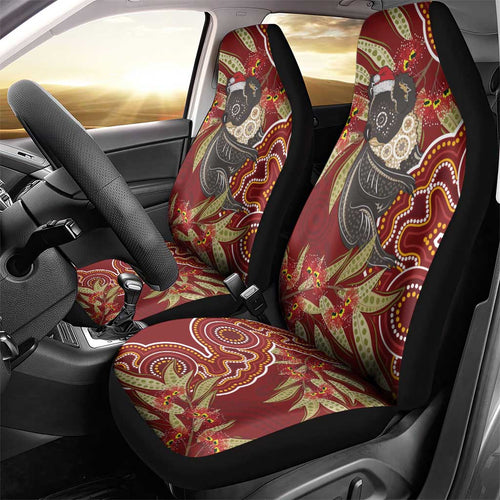 Australia Santa Koala Car Seat Cover Aboriginal Style