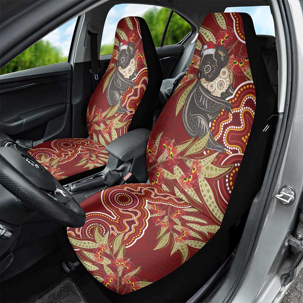 Australia Santa Koala Car Seat Cover Aboriginal Style