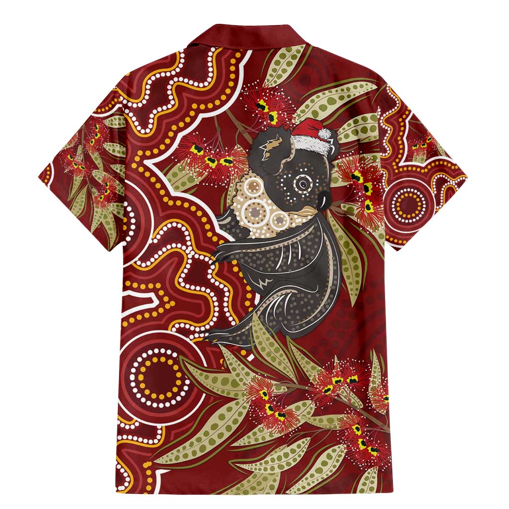 Australia Santa Koala Family Matching Mermaid Dress and Hawaiian Shirt Aboriginal Style