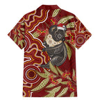 Australia Santa Koala Family Matching Mermaid Dress and Hawaiian Shirt Aboriginal Style