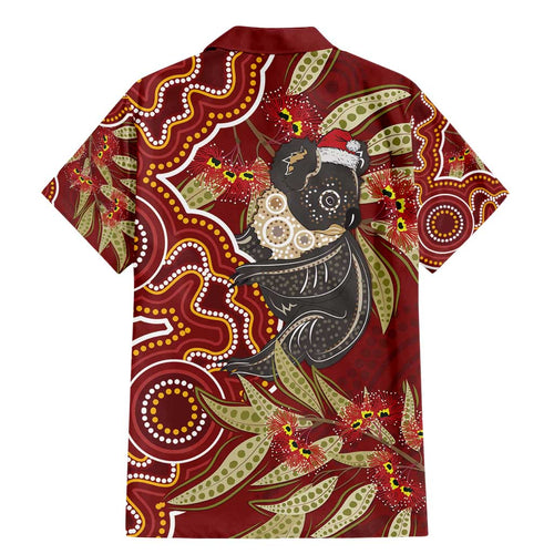 Australia Santa Koala Family Matching Mermaid Dress and Hawaiian Shirt Aboriginal Style