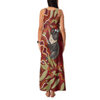 Australia Santa Koala Family Matching Tank Maxi Dress and Hawaiian Shirt Aboriginal Style