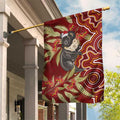 Australia Santa Koala Garden Flag Aboriginal Style