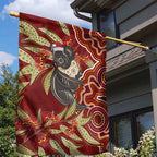 Australia Santa Koala Garden Flag Aboriginal Style