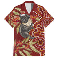Australia Santa Koala Hawaiian Shirt Aboriginal Style