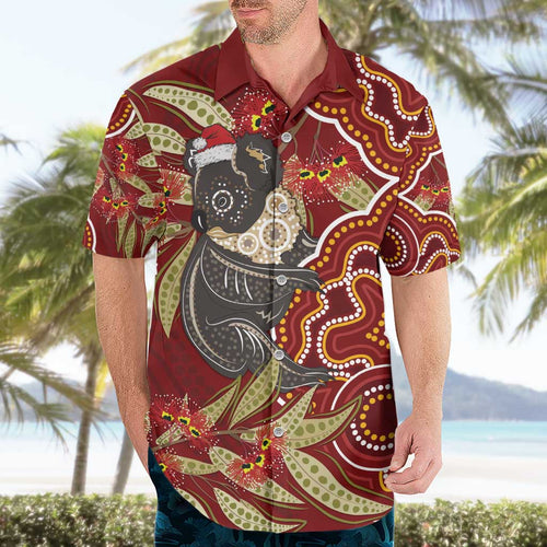 Australia Santa Koala Hawaiian Shirt Aboriginal Style