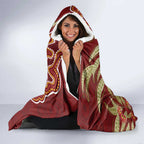 Australia Santa Koala Hooded Blanket Aboriginal Style