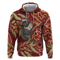 Australia Santa Koala Hoodie Aboriginal Style