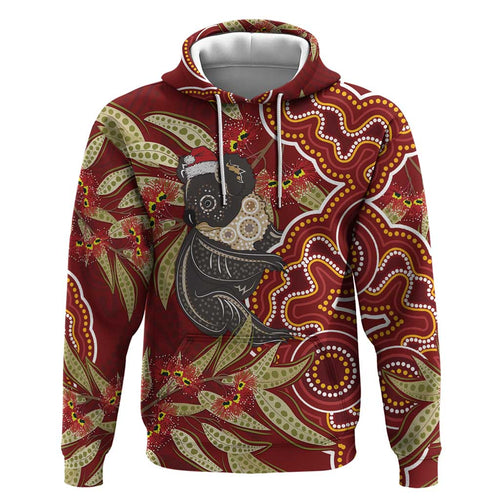 Australia Santa Koala Hoodie Aboriginal Style