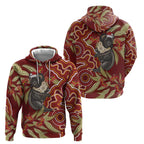 Australia Santa Koala Hoodie Aboriginal Style