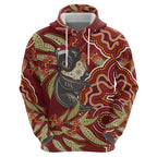 Australia Santa Koala Hoodie Aboriginal Style