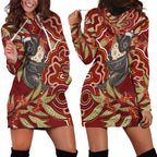 Australia Santa Koala Hoodie Dress Aboriginal Style