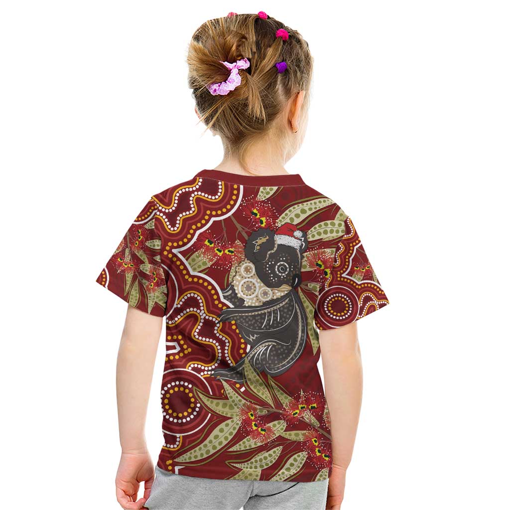 Australia Santa Koala Kid T Shirt Aboriginal Style