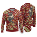 Australia Santa Koala Ugly Christmas Sweater Aboriginal Style