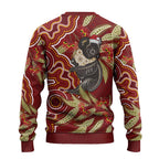 Australia Santa Koala Ugly Christmas Sweater Aboriginal Style