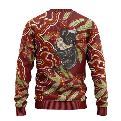Australia Santa Koala Ugly Christmas Sweater Aboriginal Style