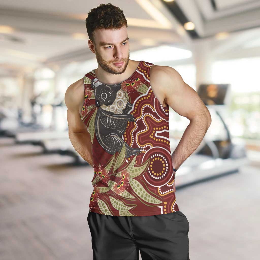 Australia Santa Koala Men Tank Top Aboriginal Style