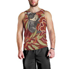 Australia Santa Koala Men Tank Top Aboriginal Style
