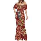 Australia Santa Koala Mermaid Dress Aboriginal Style