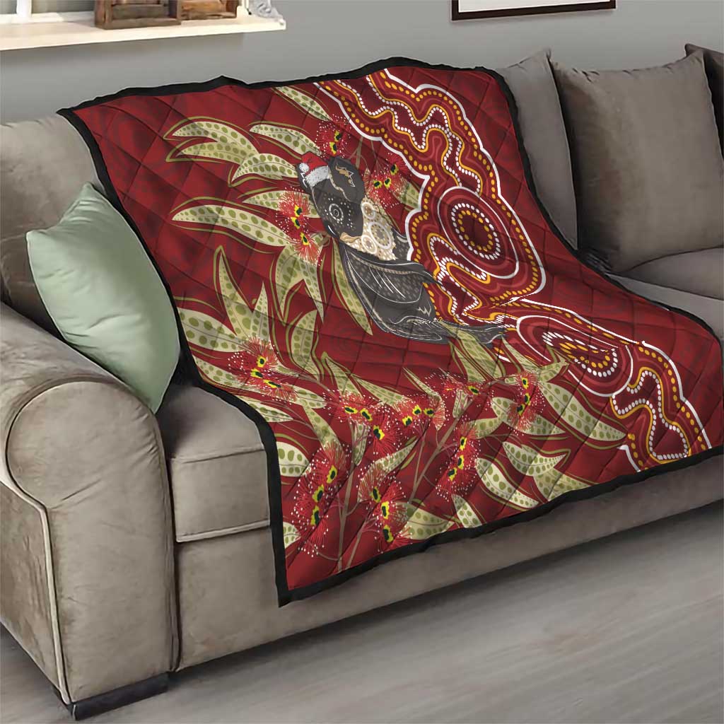 Australia Santa Koala Quilt Aboriginal Style