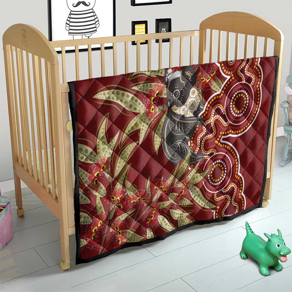 Australia Santa Koala Quilt Aboriginal Style