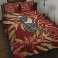 Australia Santa Koala Quilt Bed Set Aboriginal Style