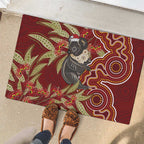 Australia Santa Koala Rubber Doormat Aboriginal Style