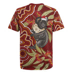 Australia Santa Koala Rugby Jersey Aboriginal Style