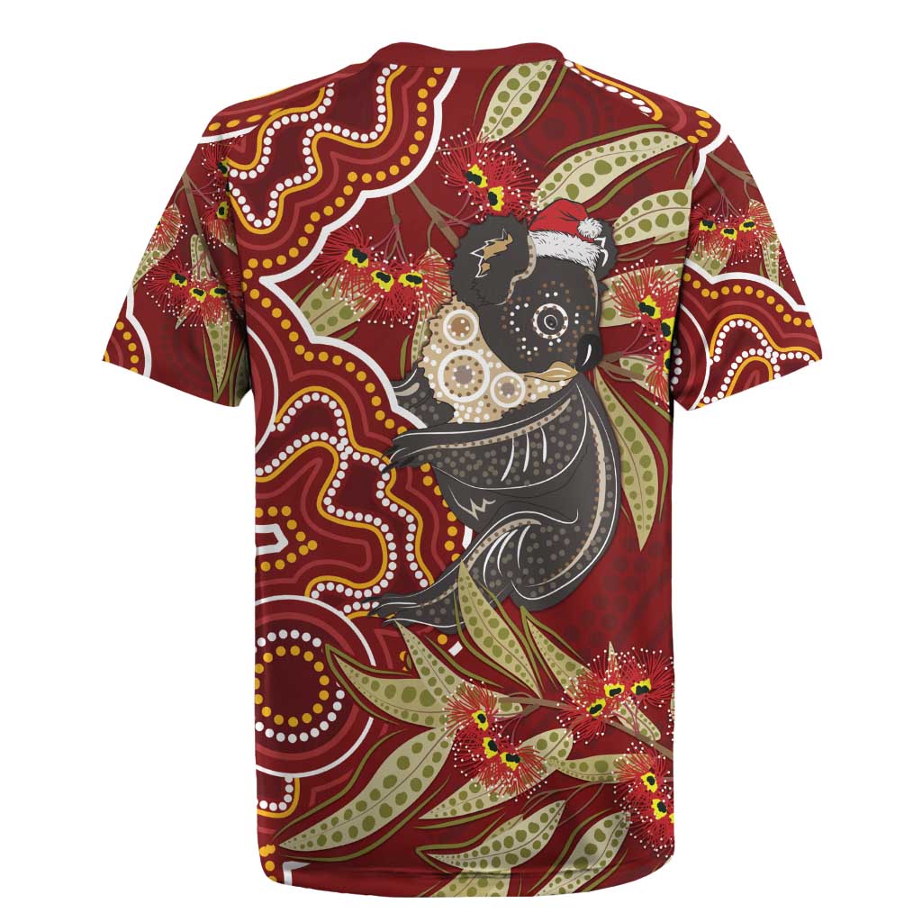 Australia Santa Koala Rugby Jersey Aboriginal Style