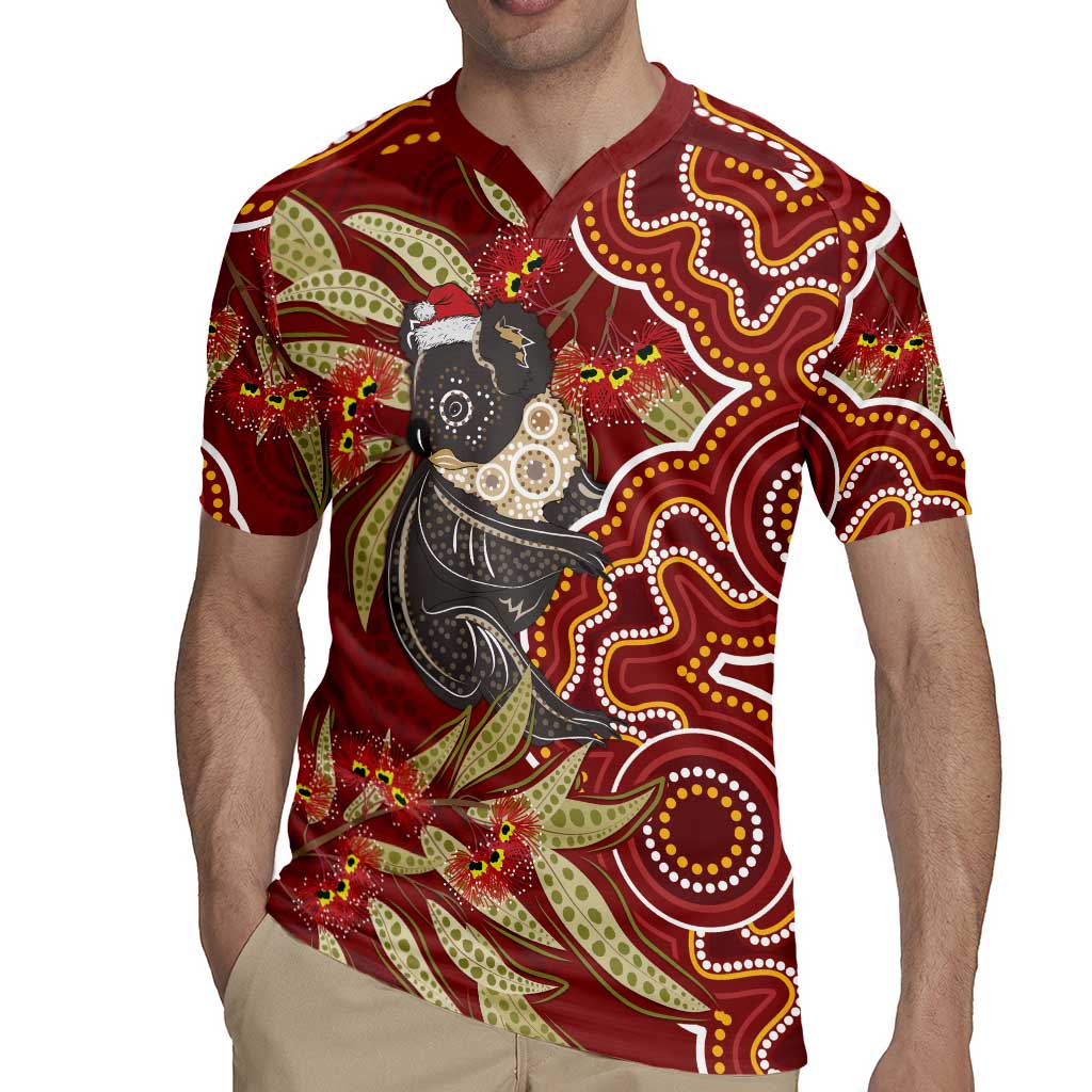 Australia Santa Koala Rugby Jersey Aboriginal Style