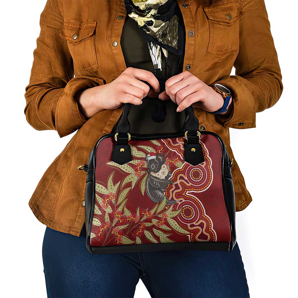 Australia Santa Koala Shoulder Handbag Aboriginal Style