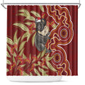 Australia Santa Koala Shower Curtain Aboriginal Style