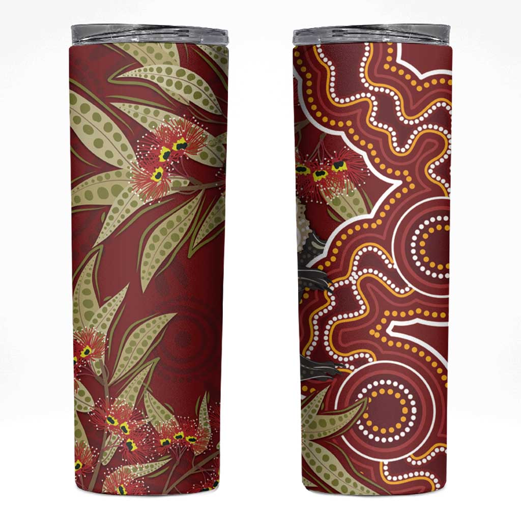 Australia Santa Koala Skinny Tumbler Aboriginal Style
