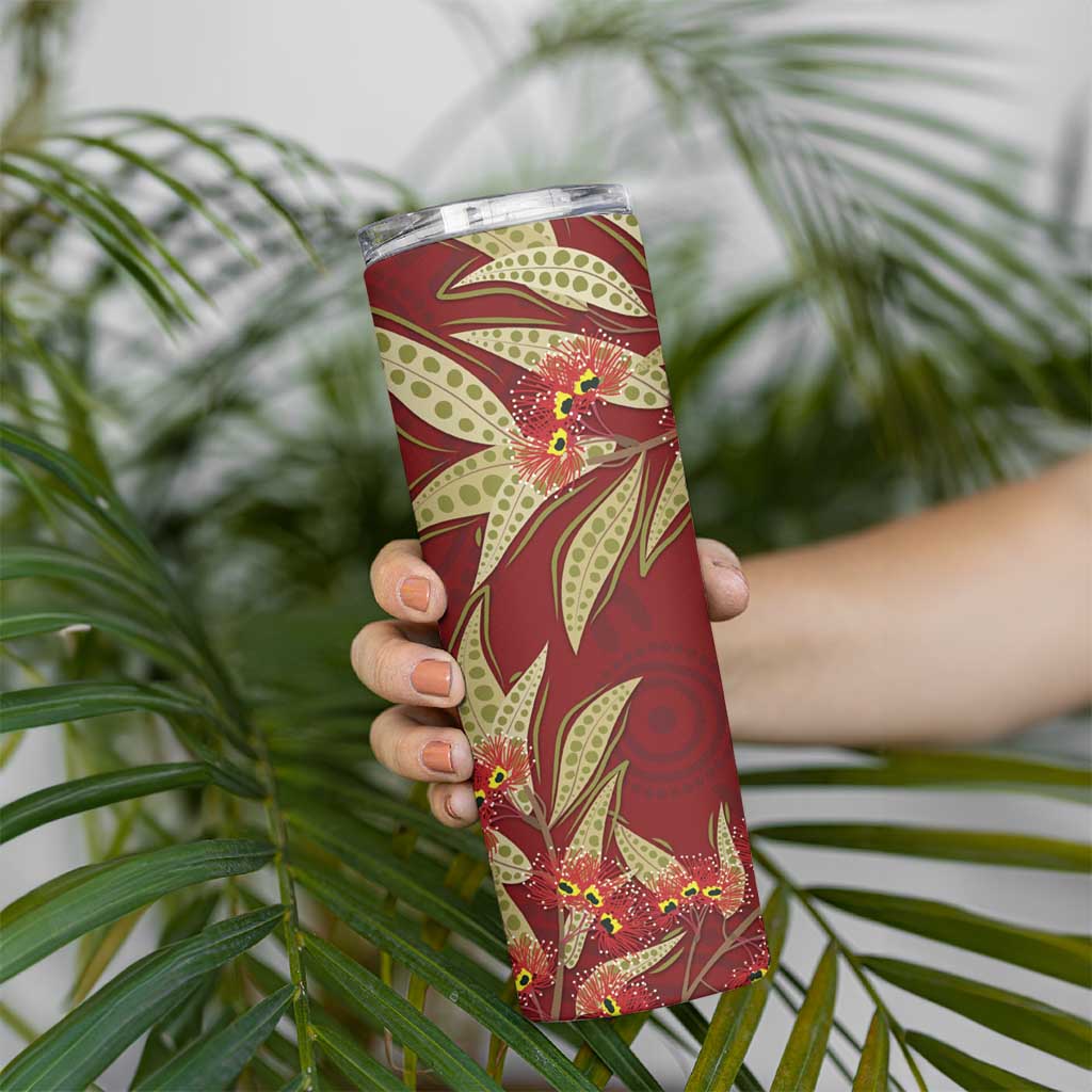 Australia Santa Koala Skinny Tumbler Aboriginal Style