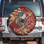 Australia Santa Koala Spare Tire Cover Aboriginal Style