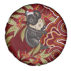 Australia Santa Koala Spare Tire Cover Aboriginal Style
