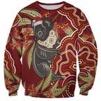 Australia Santa Koala Sweatshirt Aboriginal Style
