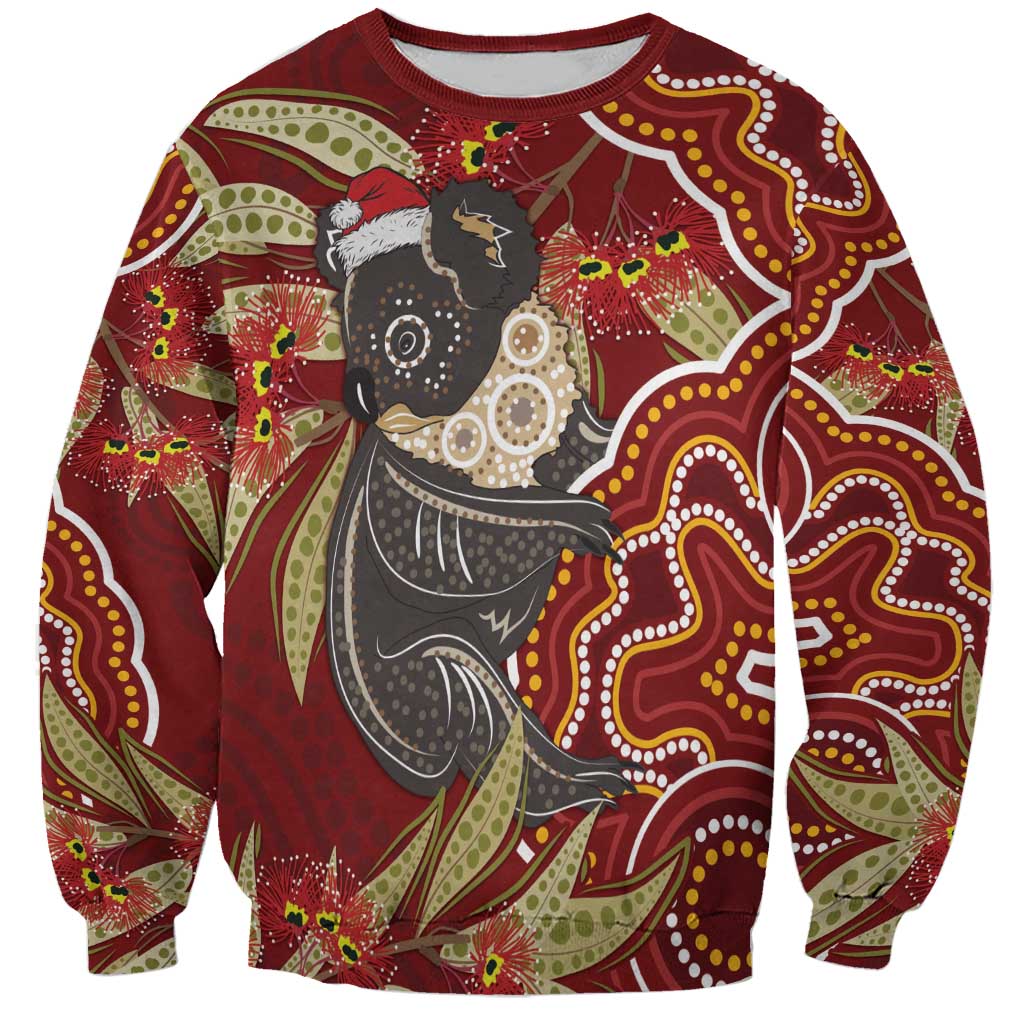 Australia Santa Koala Sweatshirt Aboriginal Style