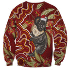 Australia Santa Koala Sweatshirt Aboriginal Style