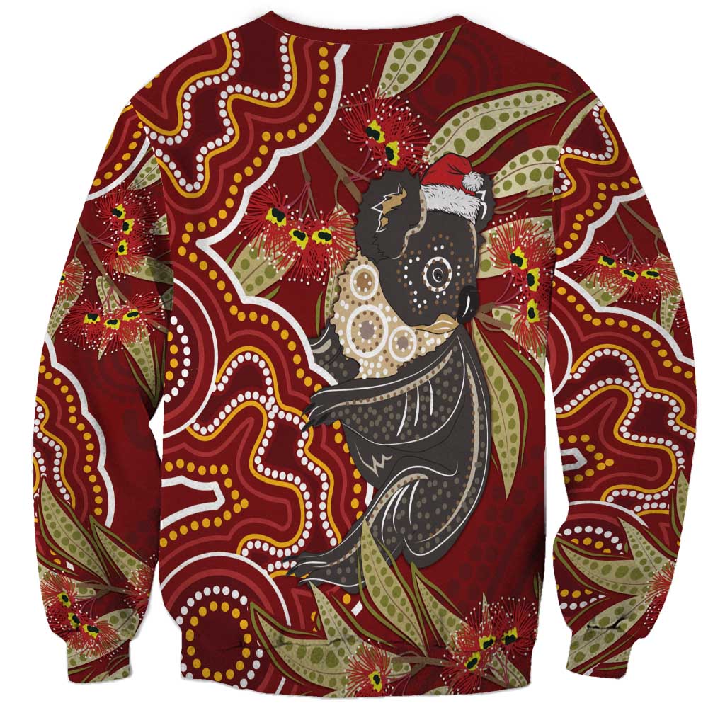 Australia Santa Koala Sweatshirt Aboriginal Style