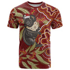 Australia Santa Koala T Shirt Aboriginal Style